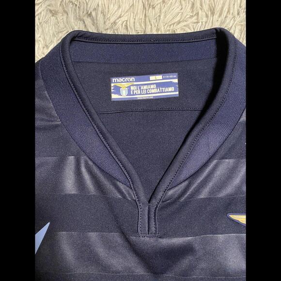 FC LAZIO 2019/20 AWAY MATCH ISSUE/WORN SHIRT BY IMMOBILE #17 With COA Serie A - Picture 5 of 9